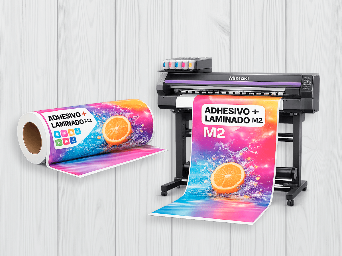 adhesivo + laminado m2