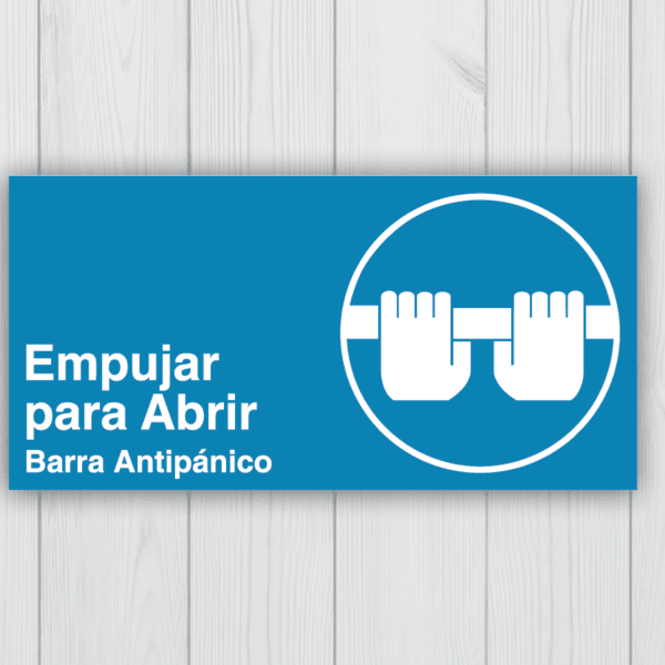 empujar para abrir