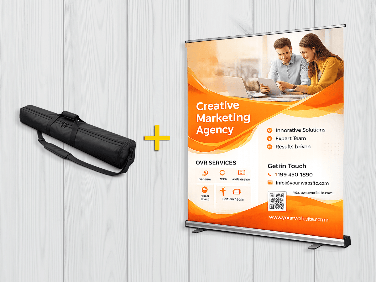 pendón roller 100 x 200 cm