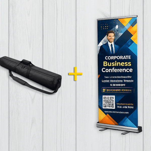 pendón roller 80 x 200 cm