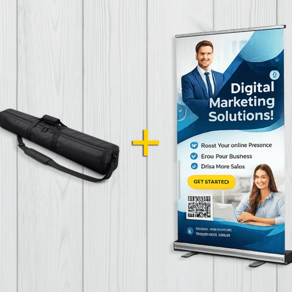 pendón roller 90 x 200 cm