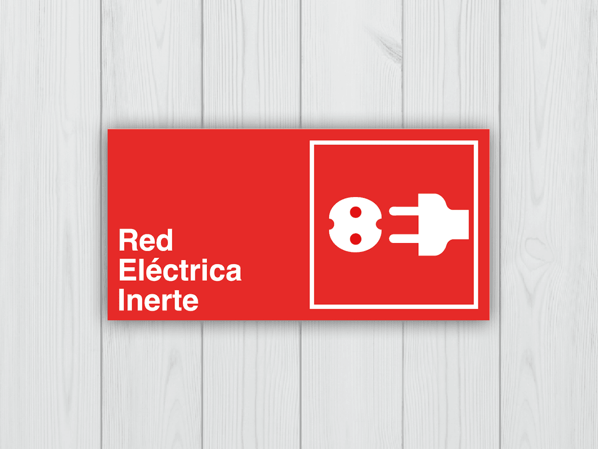 red eléctrica inerte